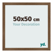 Fotolijst 50x50 cm Eiken Rustiek MDF Bologna Voorzijde Maat | Yourdecoration.nl