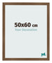 Fotolijst 50x60 cm Eiken Rustiek MDF Bologna Voorzijde Maat | Yourdecoration.nl