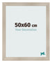 Fotolijst 50x60cm Eiken Licht MDF Pisa Voorzijde Maat | Yourdecoration.nl