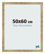 Fotolijst 50x60cm Goud Antiek MDF Bologna Voorzijde Maat | Yourdecoration.nl