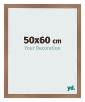 Fotolijst 50x60cm Koper Decor MDF Bologna Voorzijde Maat | Yourdecoration.nl