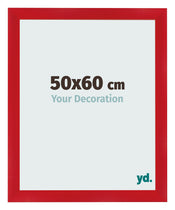 Fotolijst 50x60cm Rood MDF Pisa Voorzijde Maat | Yourdecoration.nl