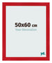 Fotolijst 50x60cm Rood MDF Pisa Voorzijde Maat | Yourdecoration.nl