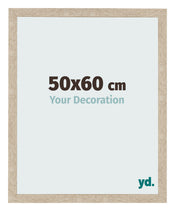Fotolijst 50x60cm Sonoma Eiken MDF Bologna Voorzijde Maat | Yourdecoration.nl