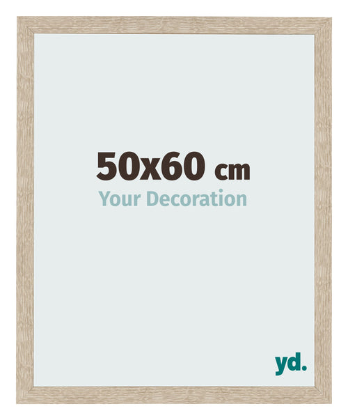 Fotolijst 50x60cm Sonoma Eiken MDF Bologna Voorzijde Maat | Yourdecoration.nl