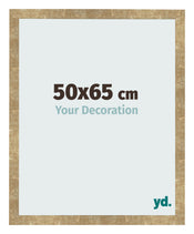 Fotolijst 50x65cm Goud Antiek MDF Bologna Voorzijde Maat | Yourdecoration.nl
