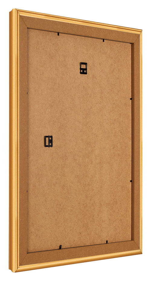 Fotolijst 50x65cm Goud Mat MDF Lazio Achterzijde Schuin | Yourdecoration.nl
