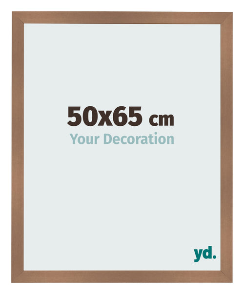 Fotolijst 50x65cm Koper Decor MDF Bologna Voorzijde Maat | Yourdecoration.nl