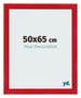 Fotolijst 50x65cm Rood MDF Pisa Voorzijde Maat | Yourdecoration.nl