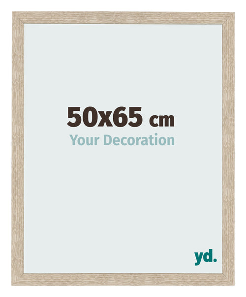 Fotolijst 50x65cm Sonoma Eiken MDF Bologna Voorzijde Maat | Yourdecoration.nl