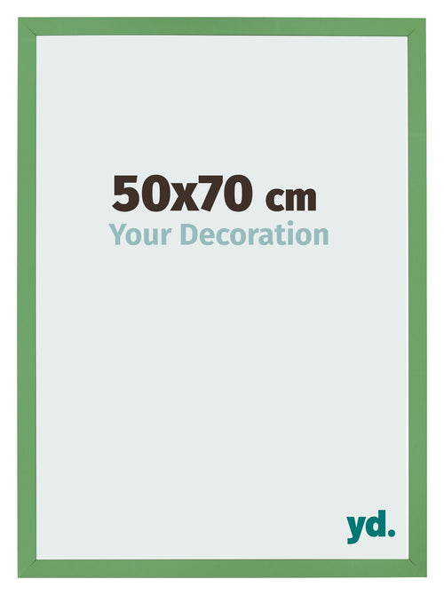Fotolijst 50x70 cm Groen MDF Bologna Voorzijde Maat | Yourdecoration.nl
