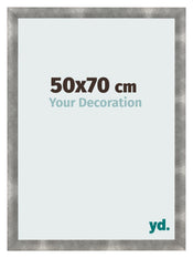 Fotolijst 50x70cm Metaal Vintage MDF Pisa Voorzijde Maat | Yourdecoration.nl