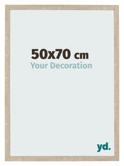 Fotolijst 50x70cm Sonoma Eiken MDF Bologna Voorzijde Maat | Yourdecoration.nl
