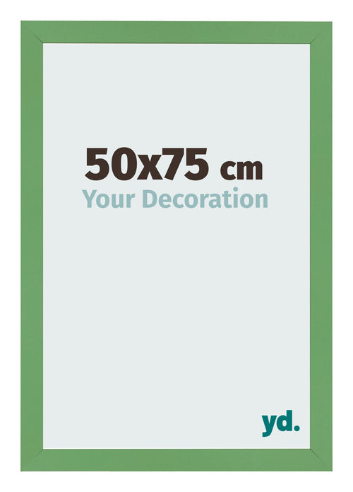 Fotolijst 50x75 cm Groen MDF Bologna Voorzijde Maat | Yourdecoration.nl