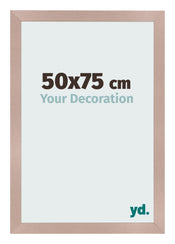 Fotolijst 50x75 cm Oudroze MDF Bologna Voorzijde Maat | Yourdecoration.nl