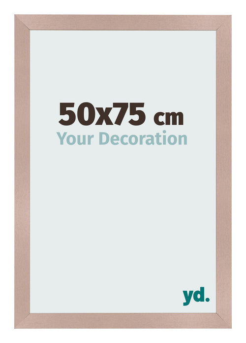 Fotolijst 50x75 cm Oudroze MDF Bologna Voorzijde Maat | Yourdecoration.nl