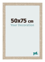 Fotolijst 50x75cm Sonoma Eiken MDF Bologna Voorzijde Maat | Yourdecoration.nl