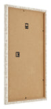 Fotolijst 50x75cm Wit Vintage MDF Bologna Achterzijde Schuin | Yourdecoration.nl