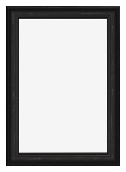 Fotolijst 50x75cm Zwart Houtnerf MDF Lazio Voorzijde | Yourdecoration.nl