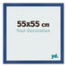 Fotolijst 55x55 cm Donkerblauw MDF Bologna Voorzijde Maat | Yourdecoration.nl