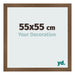 Fotolijst 55x55 cm Eiken Rustiek MDF Bologna Voorzijde Maat | Yourdecoration.nl