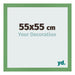 Fotolijst 55x55 cm Groen MDF Bologna Voorzijde Maat | Yourdecoration.nl