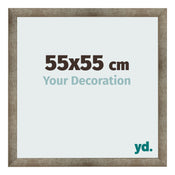 Fotolijst 55x55 cm Metaal Vintage MDF Bologna Voorzijde Maat | Yourdecoration.nl