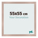 Fotolijst 55x55 cm Oudroze MDF Bologna Voorzijde Maat | Yourdecoration.nl