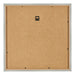 Fotolijst 55x55cm Zilver Mat MDF Bologna Achterzijde | Yourdecoration.nl