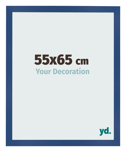 Fotolijst 55x65 cm Donkerblauw MDF Bologna Voorzijde Maat | Yourdecoration.nl