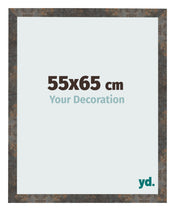 Fotolijst 55x65 cm Geoxideerd Metaal MDF Bologna Voorzijde Maat | Yourdecoration.nl