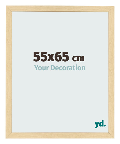 Fotolijst 55x65cm Beuken Decor MDF Bologna Voorzijde Maat | Yourdecoration.nl