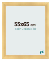 Fotolijst 55x65cm Goud Mat MDF Pisa Voorzijde Maat | Yourdecoration.nl