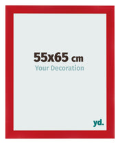 Fotolijst 55x65cm Rood MDF Pisa Voorzijde Maat | Yourdecoration.nl