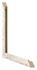 Fotolijst 55x65cm Wit Vintage MDF Bologna Detail Doorsnede | Yourdecoration.nl