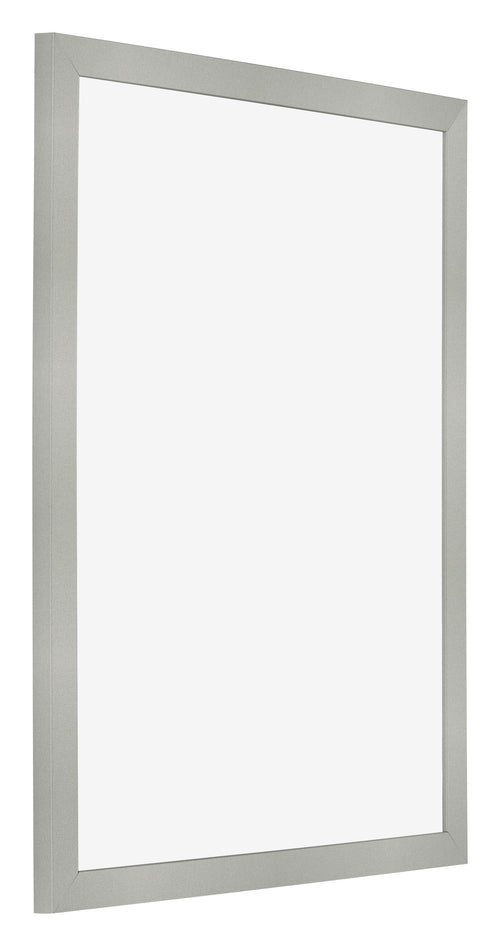 Fotolijst 55x65cm Zilver Mat MDF Bologna Voorzijde Schuin | Yourdecoration.nl