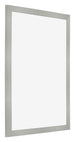 Fotolijst 55x65cm Zilver Mat MDF Bologna Voorzijde Schuin | Yourdecoration.nl