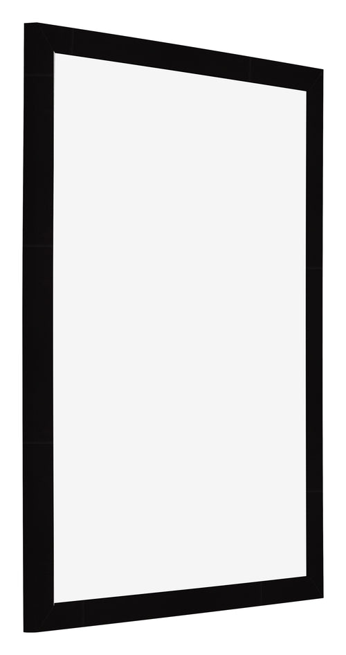 Fotolijst 55x65cm Zwart Hoogglans MDF Bologna Voorzijde Schuin | Yourdecoration.nl