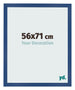 Fotolijst 56x71 cm Donkerblauw MDF Bologna Voorzijde Maat | Yourdecoration.nl