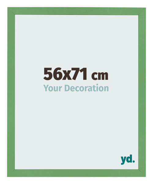 Fotolijst 56x71 cm Groen MDF Bologna Voorzijde Maat | Yourdecoration.nl