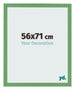 Fotolijst 56x71 cm Groen MDF Bologna Voorzijde Maat | Yourdecoration.nl