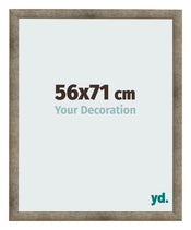 Fotolijst 56x71 cm Metaal Vintage MDF Bologna Voorzijde Maat | Yourdecoration.nl