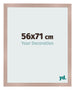 Fotolijst 56x71 cm Oudroze MDF Bologna Voorzijde Maat | Yourdecoration.nl
