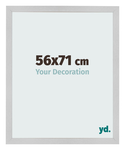 Fotolijst 56x71cm Edelstaal MDF Bologna Voorzijde Maat | Yourdecoration.nl