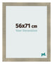 Fotolijst 56x71cm Goud Antiek MDF Pisa Voorzijde Maat | Yourdecoration.nl