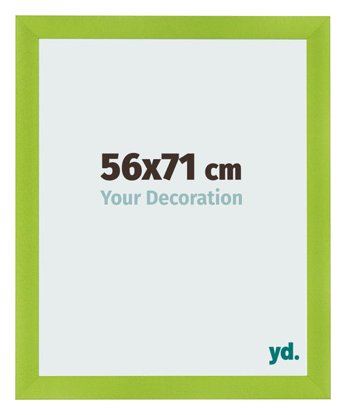Fotolijst 56x71cm Groen MDF Pisa Voorzijde Maat | Yourdecoration.nl