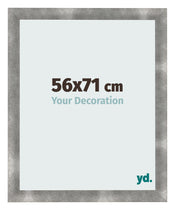 Fotolijst 56x71cm Metaal Vintage MDF Pisa Voorzijde Maat | Yourdecoration.nl