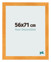 Fotolijst 56x71cm Oranje MDF Pisa Voorzijde Maat | Yourdecoration.nl