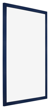 Fotolijst 59 4x84cm A1 Donkerblauw Geveegd MDF Bologna Voorzijde Schuin | Yourdecoration.nl