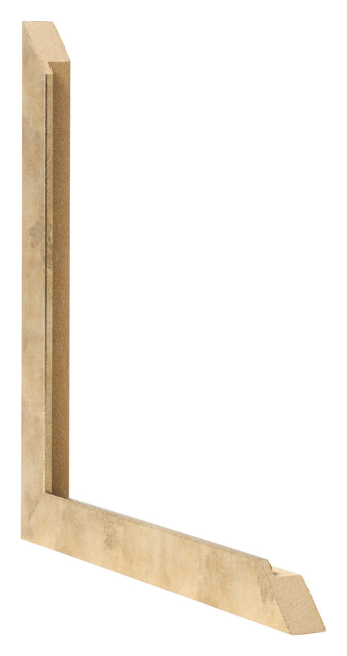 Fotolijst 59 4x84cm A1 Goud Antiek MDF Bologna Detail Doorsnede | Yourdecoration.nl